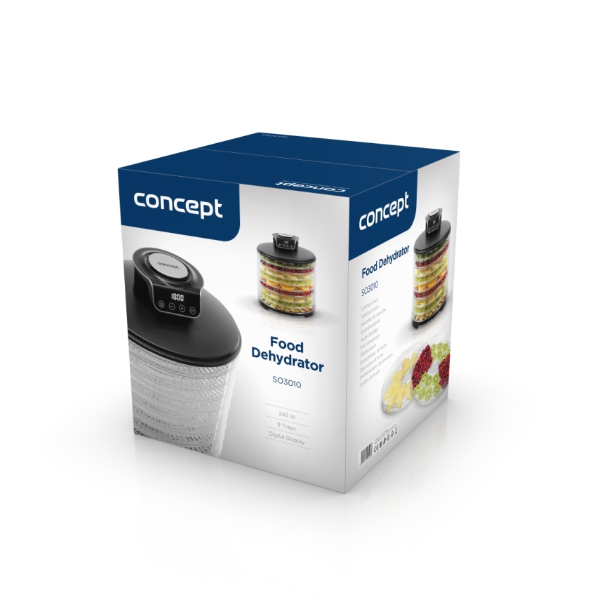 Concept SO3010 - Toidukuivati 245W/230V must