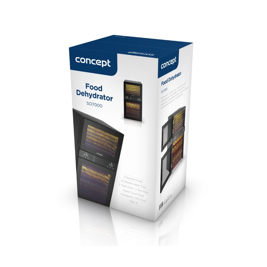 Concept SO7000 - Toidukuivati 1500W/230V must