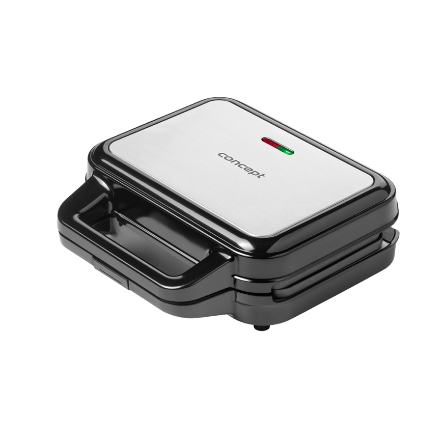 Concept SV3070 - Võileivagrill XXL 4-ühes 900W/230V must/roostevaba