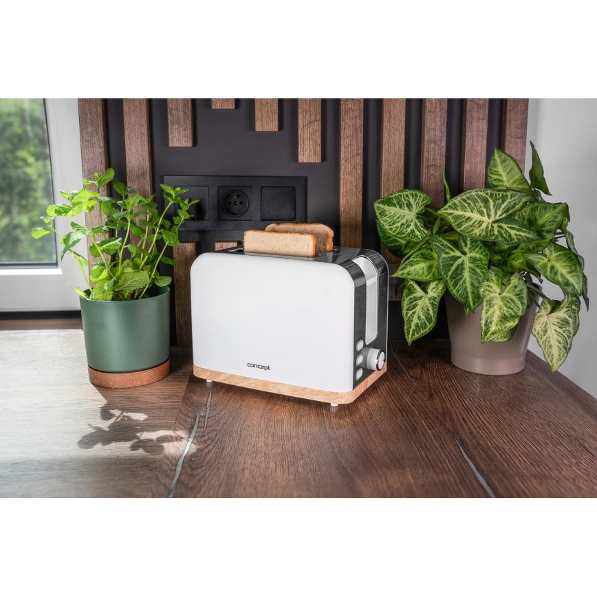 Concept TE2015 - kaheavaline röster 930W/230V valge