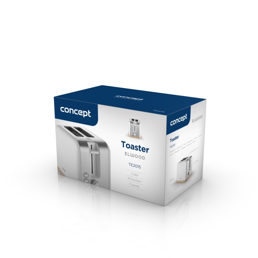 Concept TE2015 - kaheavaline röster 930W/230V valge