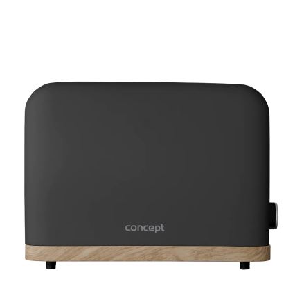 Concept TE2016 - kahe avaga toster soojendusrestiga 930W/230V must