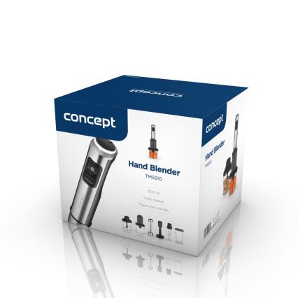 Concept TM5510 - Varsblender lisatarvikutega 1500W/230V must/roostevaba