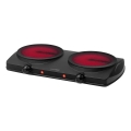 Concept VE3060 - Kaheplaadiline kuumutusplaat 2500W/230V must