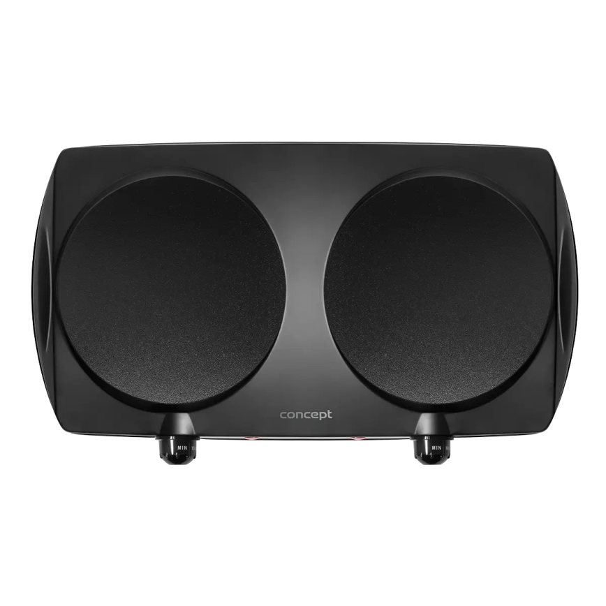 Concept VE3060 - Kaheplaadiline kuumutusplaat 2500W/230V must