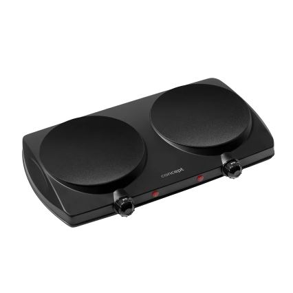 Concept VE3060 - Kaheplaadiline kuumutusplaat 2500W/230V must