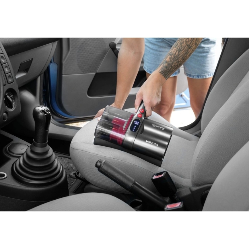 Concept VP2000 - käeshoitav antibakteriaalne tolmuimeja UV-C-lambiga LUMISTAR 120W/11,1V