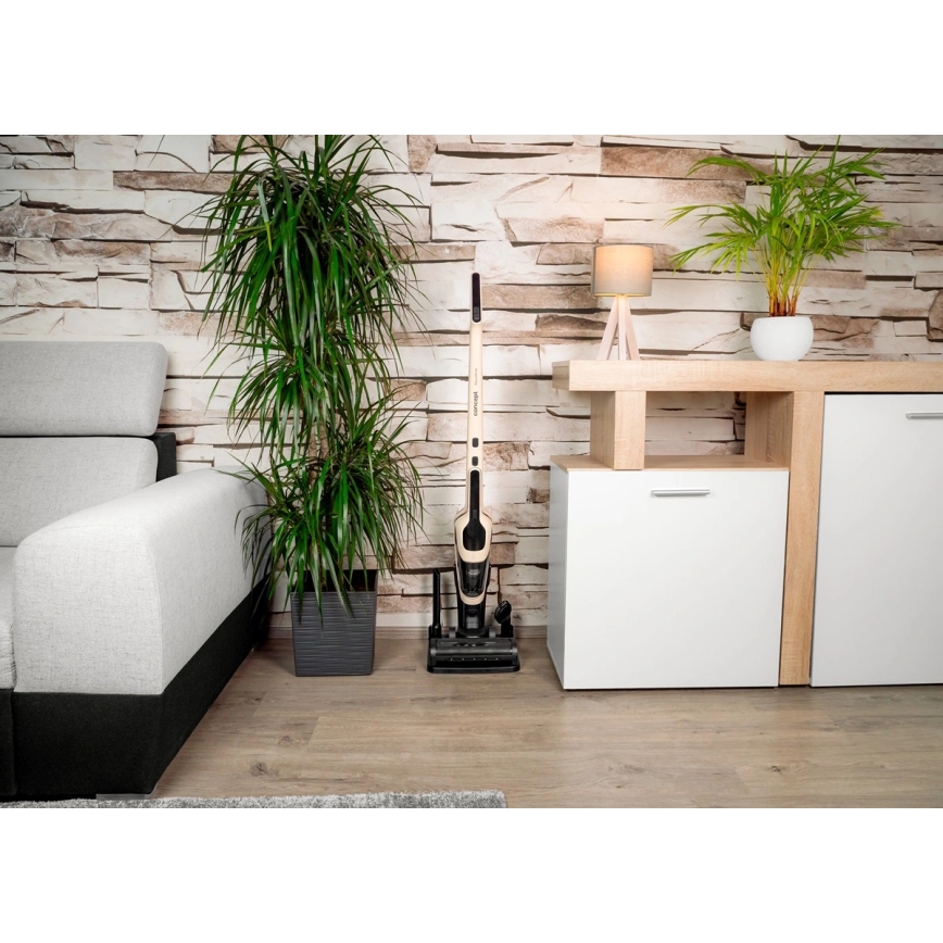 Concept VP4220 - Juhtmevaba 3-ühes pulgaga tolmuimeja AQUAGLIDE 160W/28,8V 2200 mAh beež