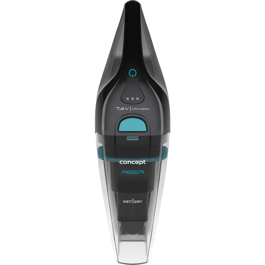 Concept VP4350 - käeshoitav märg- ja kuivtolmuimeja RISER 50W/7,4V 2200 mAh must