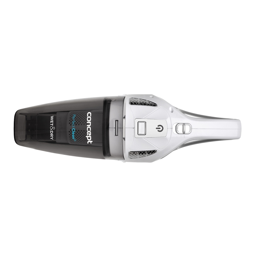 Concept VP4370 - Käeshoitav tolmuimeja WET & DRY PERFECT CLEAN 90W/14,8V 2200 mAh valge