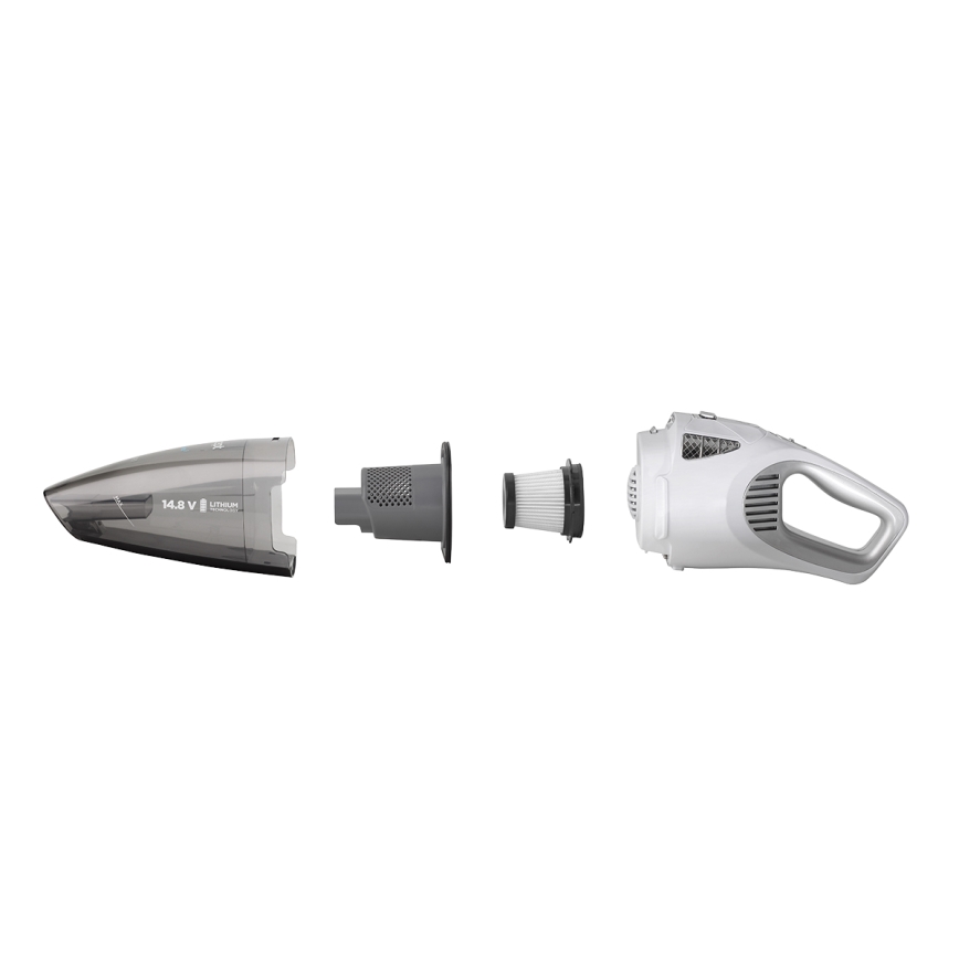 Concept VP4370 - Käeshoitav tolmuimeja WET & DRY PERFECT CLEAN 90W/14,8V 2200 mAh valge