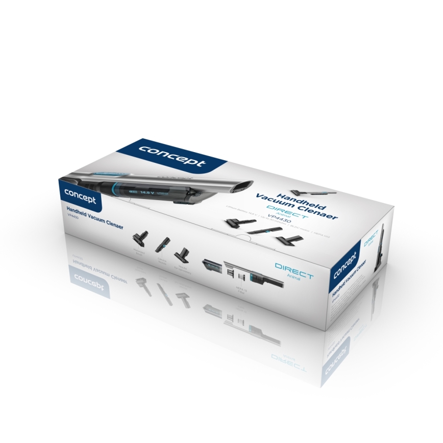 Concept VP4430 - Käeshoitav tolmuimeja DIRECT ANIMAL 180W/14,8V 2200 mAh must