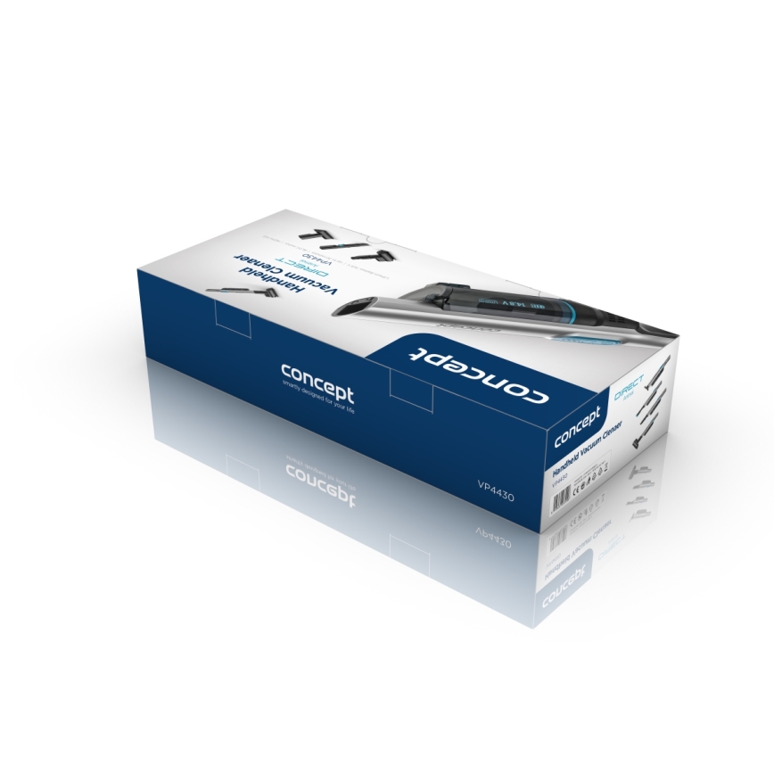 Concept VP4430 - Käeshoitav tolmuimeja DIRECT ANIMAL 180W/14,8V 2200 mAh must