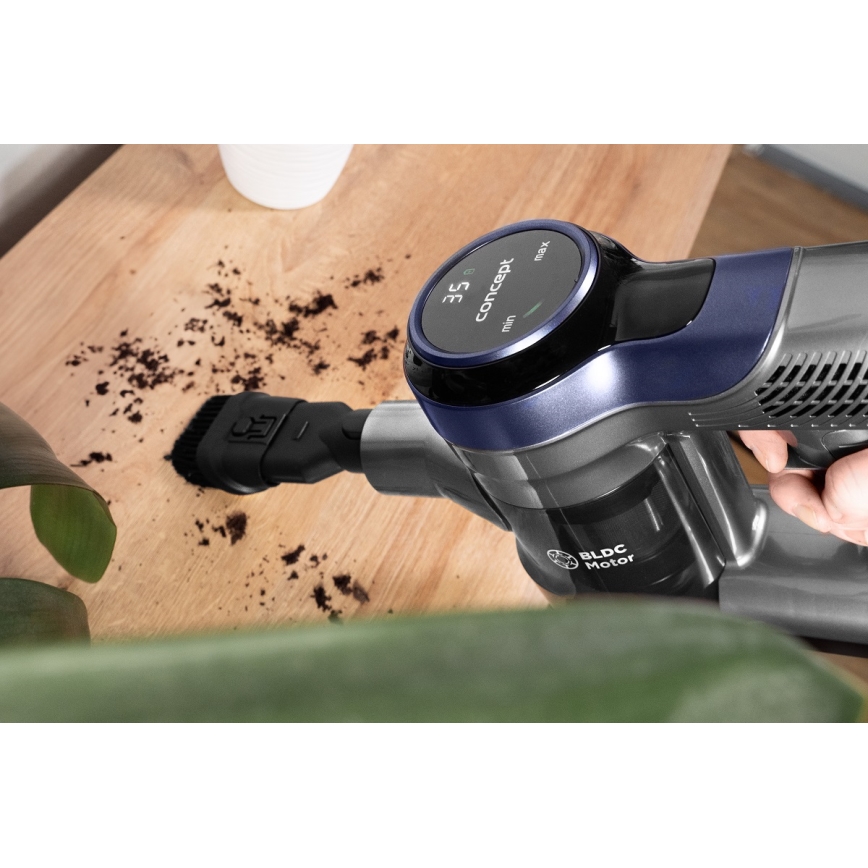 Concept VP6040 - Varstolmuimeja 2in1 ICONIC ANIMAL TELESCOPE 200W/22,2V 2200 mAh sinine