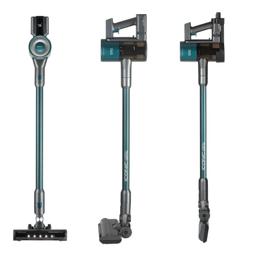 Concept VP6045 - 2-ühes vars- ja käsitolmuimeja ICONIC SUCTION PRO 450W/29,6V 2500 mAh sinine