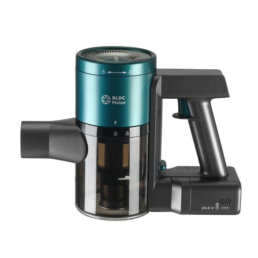 Concept VP6045 - 2-ühes vars- ja käsitolmuimeja ICONIC SUCTION PRO 450W/29,6V 2500 mAh sinine