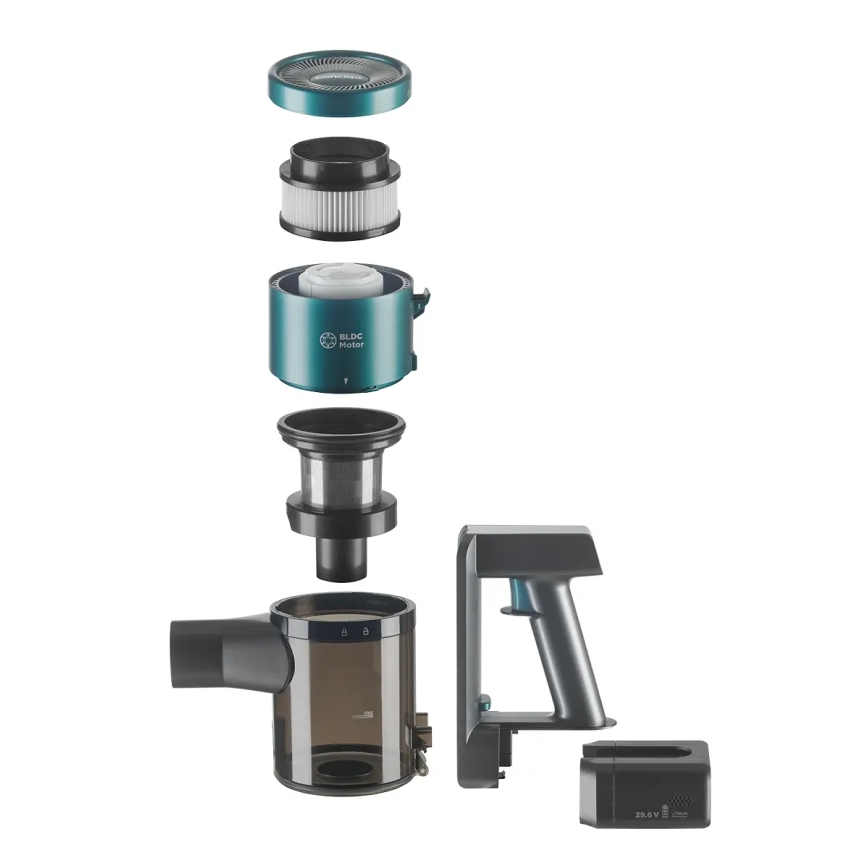 Concept VP6045 - 2-ühes vars- ja käsitolmuimeja ICONIC SUCTION PRO 450W/29,6V 2500 mAh sinine