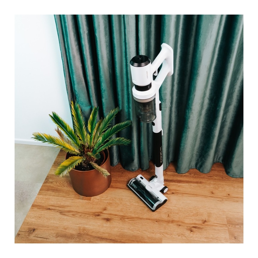 Concept VP6125 - 2-ühes vars- ja käsitolmuimeja ICONIC Comfort Telescope 400W/29,6V 2000 mAh valge
