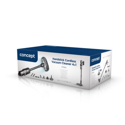 Concept VP6260 - 4-ühes pulgatolmuimeja ULTIMATE PRO+ 500W/29,6V 2200 mAh must