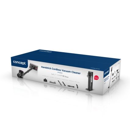 Concept VP6300 - Varretüüpi tolmuimeja 5-ühes ULTIMATE COMPLETE PRO 500W/25,9V 2500 mAh must