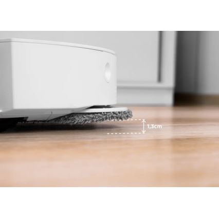 Concept VR4050 - Nutikas 2-ühes robottolmuimeja mopiga OPTIMUS AQUA PRO LASER 3D 600W/230V 5200 mAh Wi-Fi valge