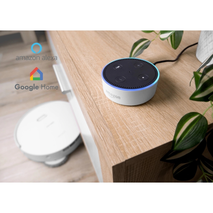 Concept VR4050 - Nutikas 2-ühes robottolmuimeja mopiga OPTIMUS AQUA PRO LASER 3D 600W/230V 5200 mAh Wi-Fi valge