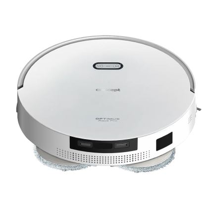 Concept VR4050 - Nutikas 2-ühes robottolmuimeja mopiga OPTIMUS AQUA PRO LASER 3D 600W/230V 5200 mAh Wi-Fi valge