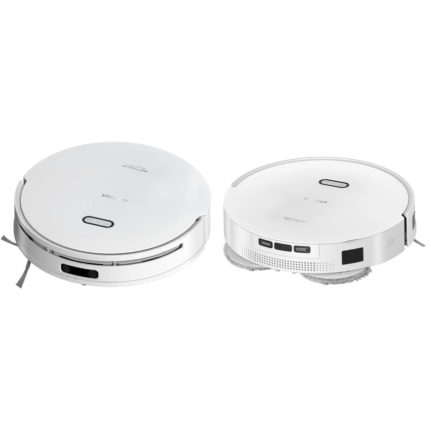 Concept VR4050 - Nutikas 2-ühes robottolmuimeja mopiga OPTIMUS AQUA PRO LASER 3D 600W/230V 5200 mAh Wi-Fi valge