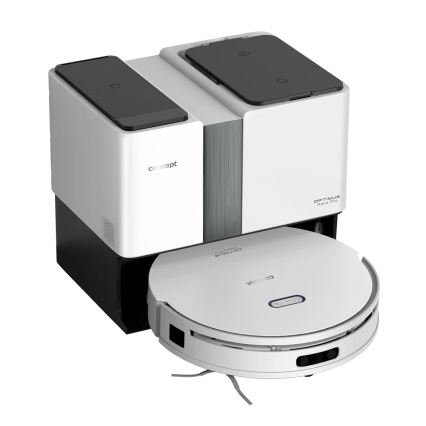 Concept VR4050 - Nutikas 2-ühes robottolmuimeja mopiga OPTIMUS AQUA PRO LASER 3D 600W/230V 5200 mAh Wi-Fi valge