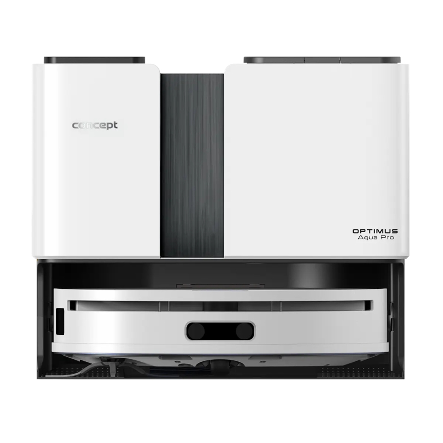 Concept VR4050 - Nutikas 2-ühes robottolmuimeja mopiga OPTIMUS AQUA PRO LASER 3D 600W/230V 5200 mAh Wi-Fi valge