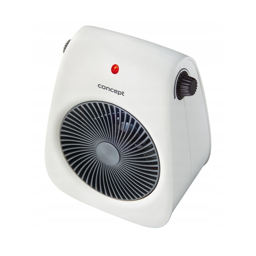 Concept vt7040 - ventilaatoriga õhksoojendi 1000/2000W/230V valge