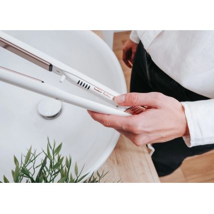 Concept VZ2110 - Juuste sirgendaja GLAM STYLE 48W/230V valge/roosakuld