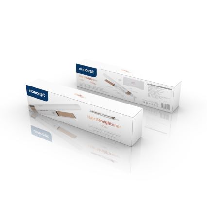Concept VZ2110 - Juuste sirgendaja GLAM STYLE 48W/230V valge/roosakuld