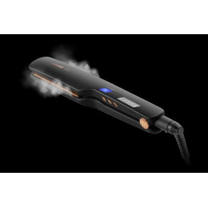 Concept VZ6010 - Auruga juuksesirgendaja koos LED ekraaniga ELITE STEAM BOOST 54W/230V must