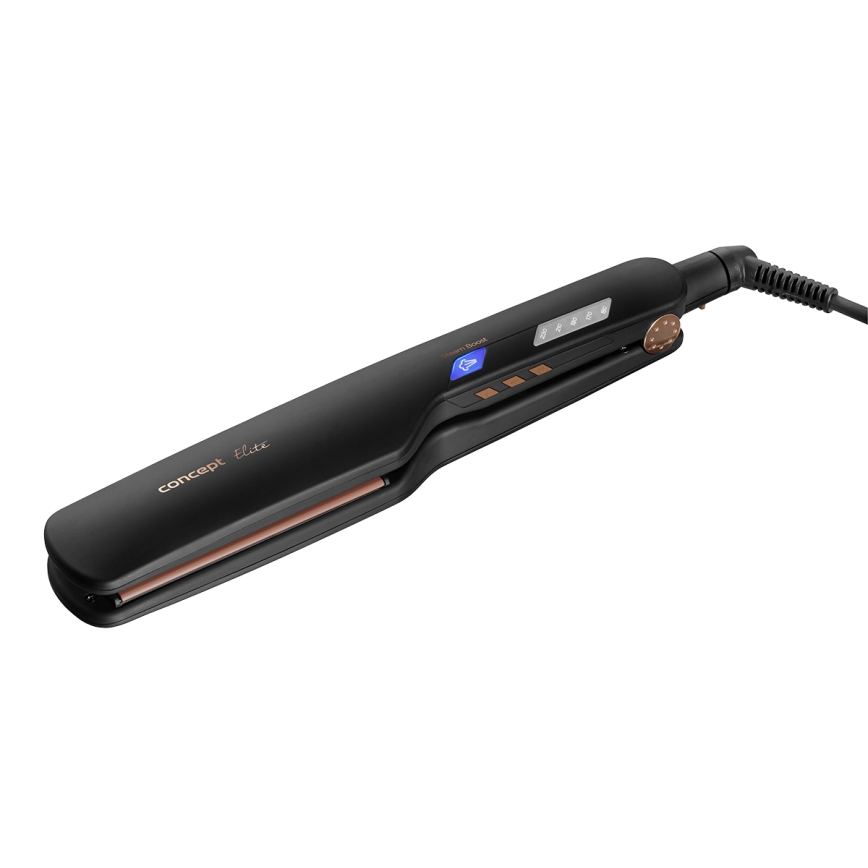Concept VZ6010 - Auruga juuksesirgendaja koos LED ekraaniga ELITE STEAM BOOST 54W/230V must