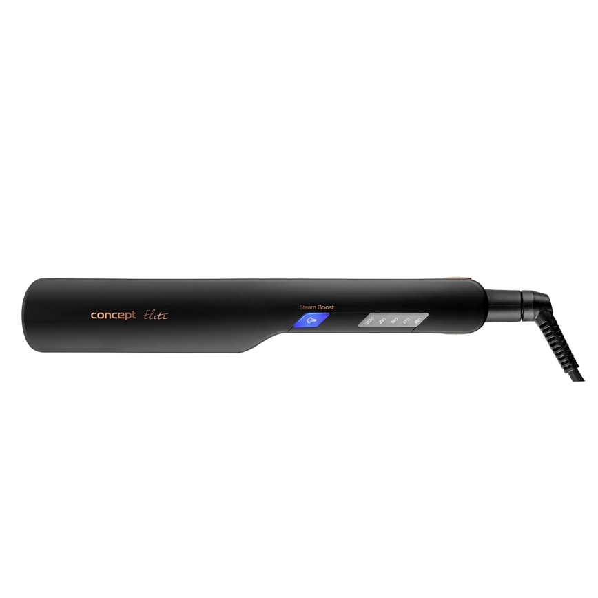 Concept VZ6010 - Auruga juuksesirgendaja koos LED ekraaniga ELITE STEAM BOOST 54W/230V must