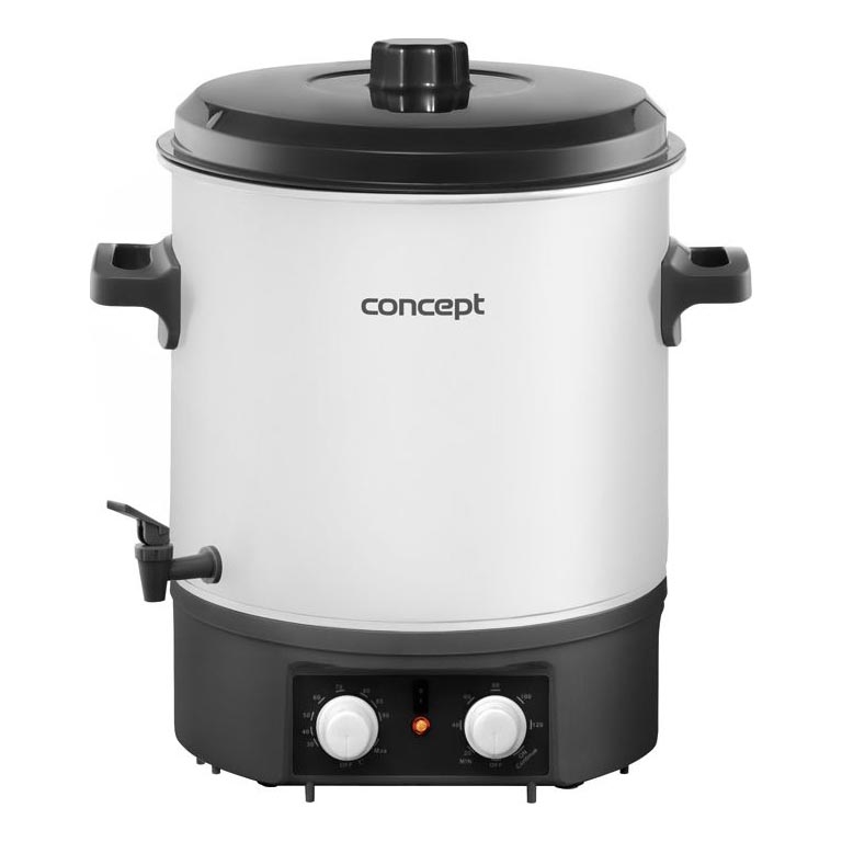 Concept ZH0030 - Pastörisaator 27 l 2000W/230V roostevaba/must