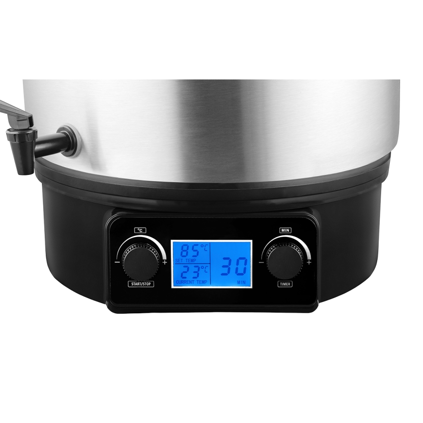 Concept ZH0040 - Pastörisaator 27 l 2000W/230V roostevaba/must