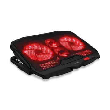 CONNECT IT CCP-2200-RD - Jahutuspadi sülearvutile 4x ventilaator 2xUSB must/punane