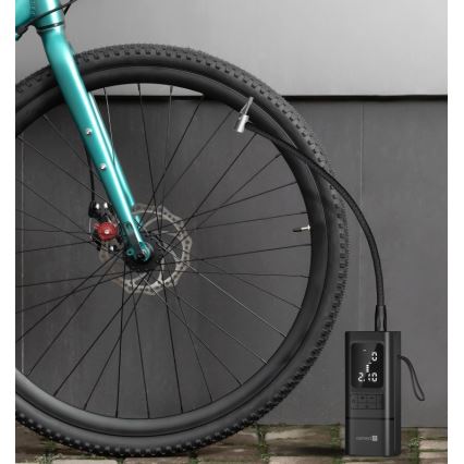 CONNECT IT CFF-4500-BK - AirFlow taskusuuruses digitaalne kompressor 80 W / 6000 mAh, must