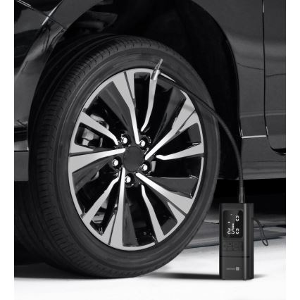 CONNECT IT CFF-4500-BK - AirFlow taskusuuruses digitaalne kompressor 80 W / 6000 mAh, must