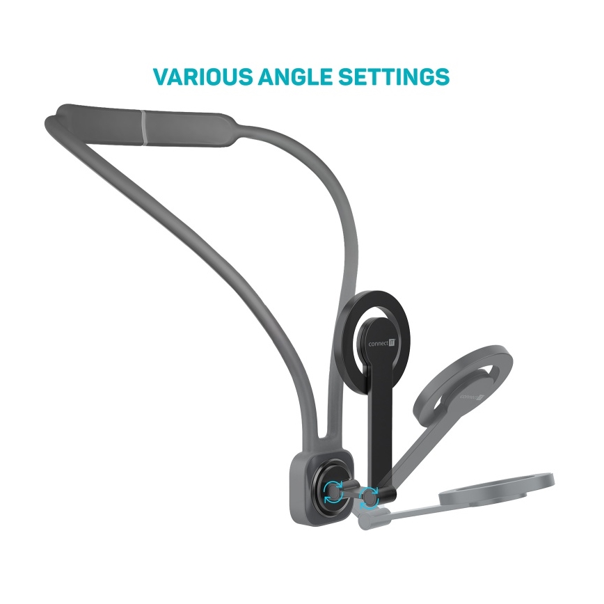CONNECT IT CFF-6020-GY - Painduv magnetiline MagSafe-kaelahoidik telefonile