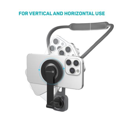 CONNECT IT CFF-6020-GY - Painduv magnetiline MagSafe-kaelahoidik telefonile