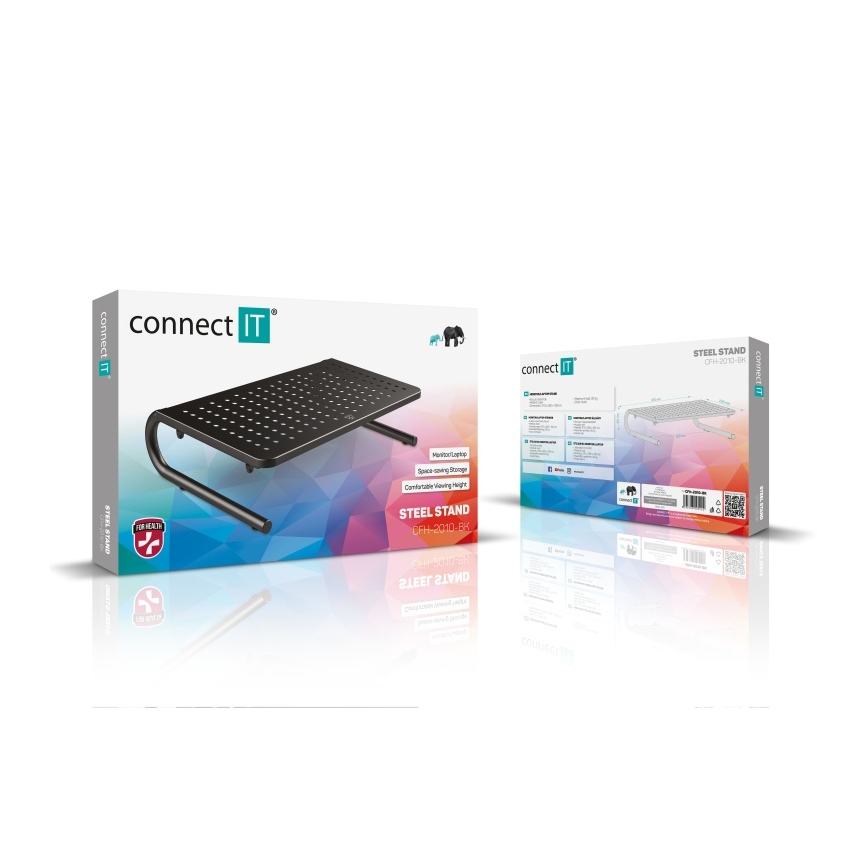 CONNECT IT CFH-2010-BK - Multifunktsionaalne metallalus must