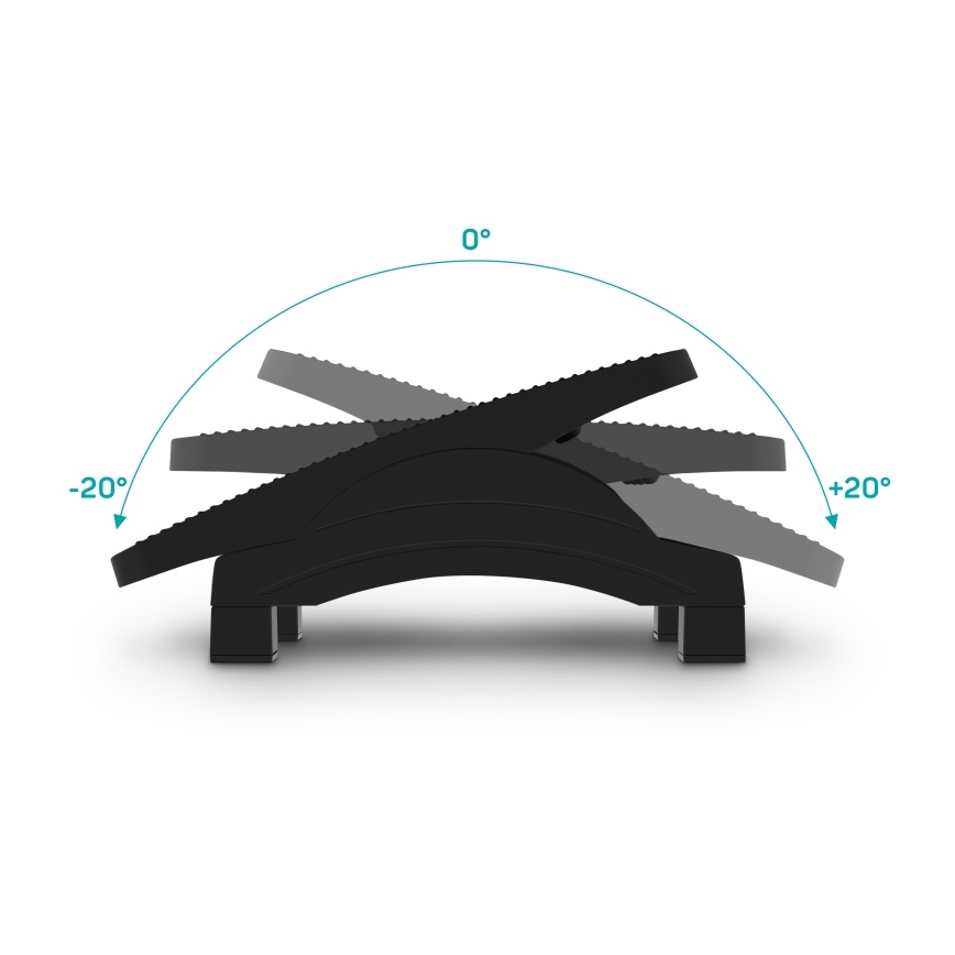 CONNECT IT CFH-4100-BK - Kohandatav footrest must