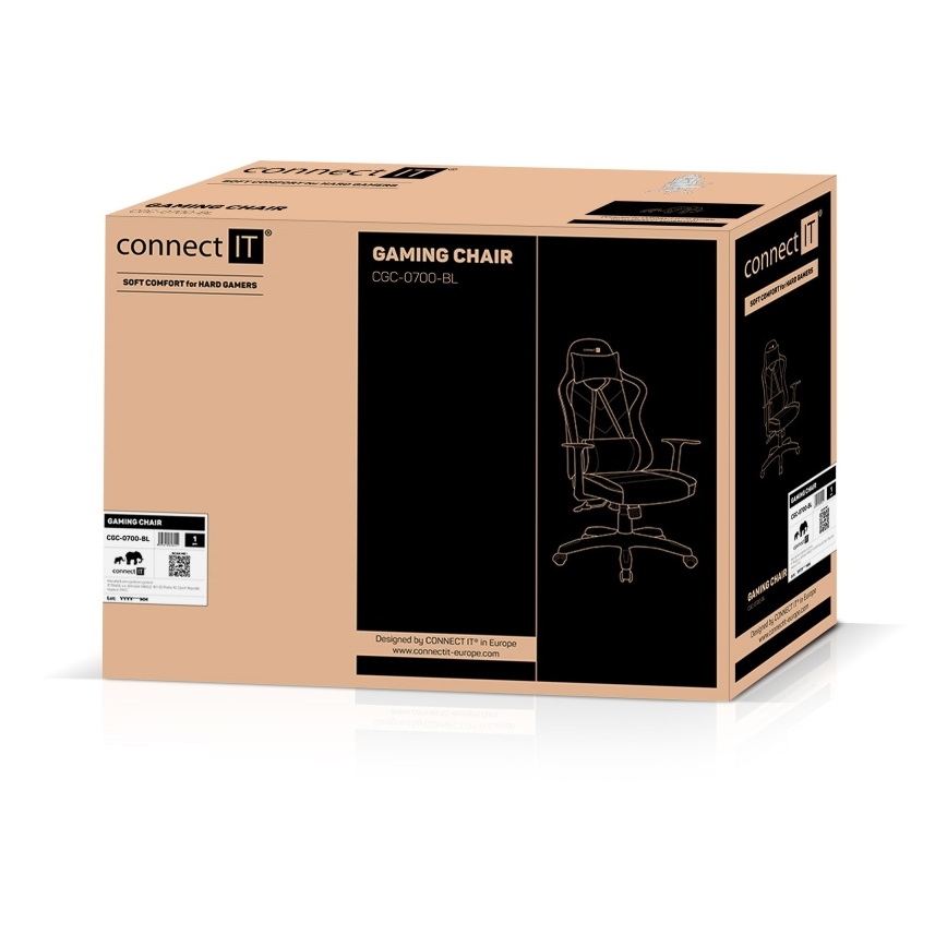 CONNECT IT CGC-0700-BL - Mänguritool LeMans Pro must/sinine