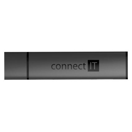 CONNECT IT CHU-4060-AN - USB-A hub mälukaardi lugejaga 4-ühes