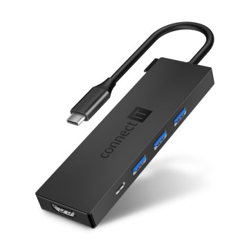CONNECT IT CHU-8010-AN - USB-C hub 5-ühes