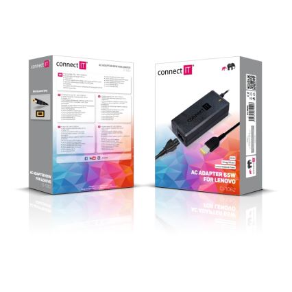 CONNECT IT CI-1062 - Vooluadapter Lenovo sülearvutitele 65W