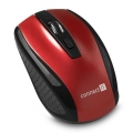 CONNECT IT CI-1224 - Juhtmevaba hiir 800/1200/1600 DPI 2xAAA must/punane